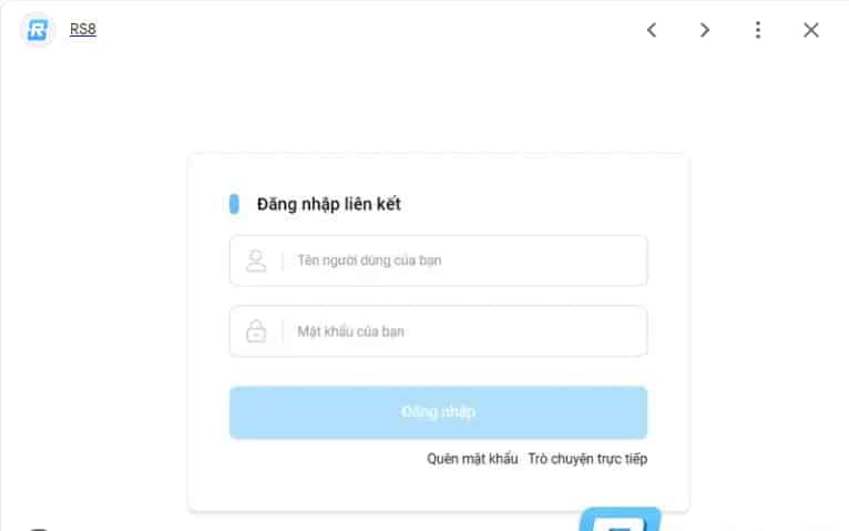 mẹo đăng nhập rs8 nhanh chóng